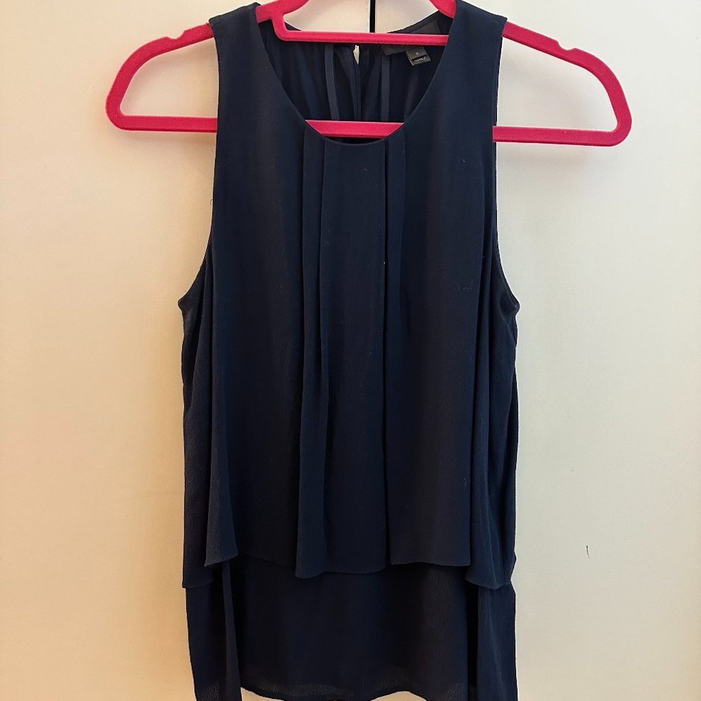 J.Crew Navy Sleeveless Blouse